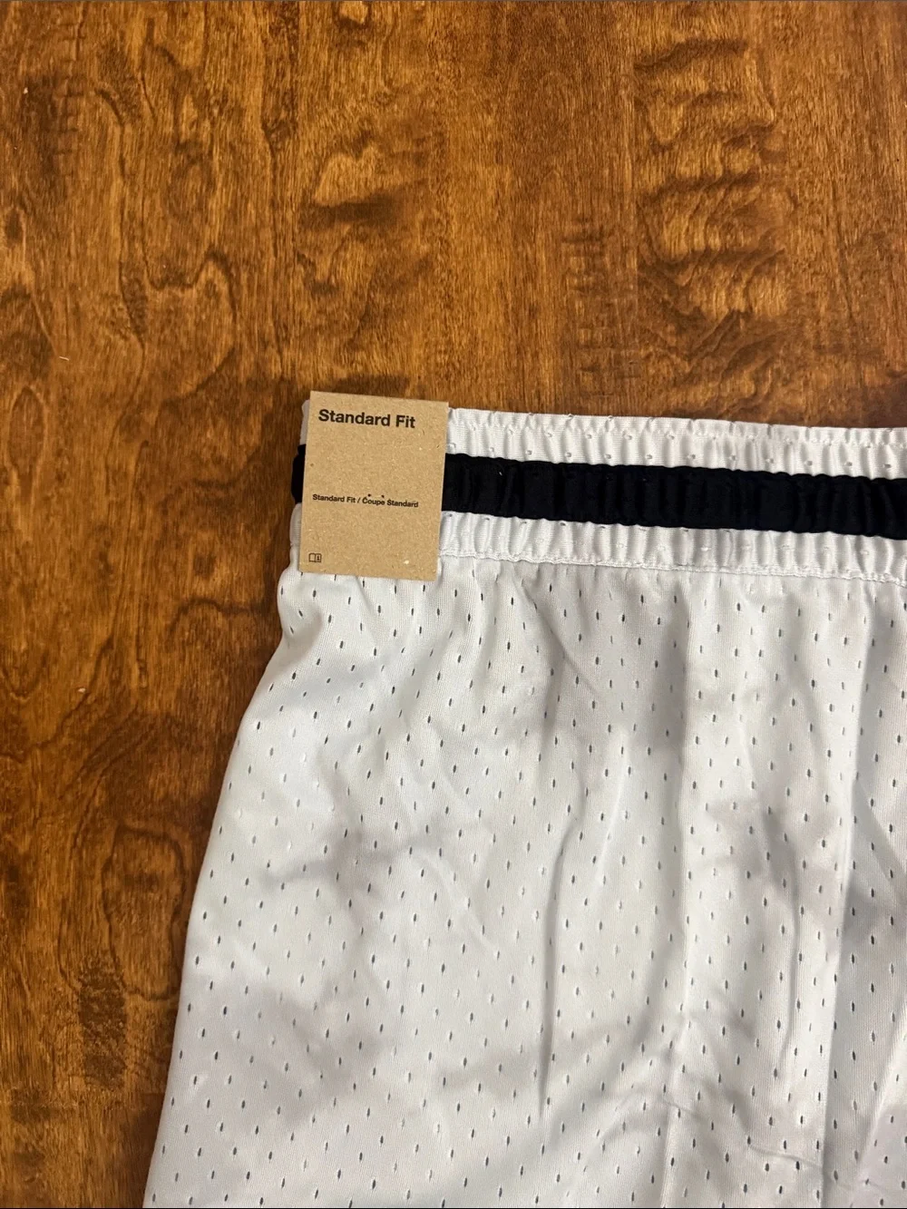Jordan Men's Light Gray Basketball Shorts with Black Accents